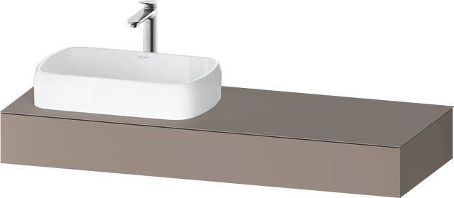 Duravit Collection One Konsole 1400x550x170 mm, für Becken links