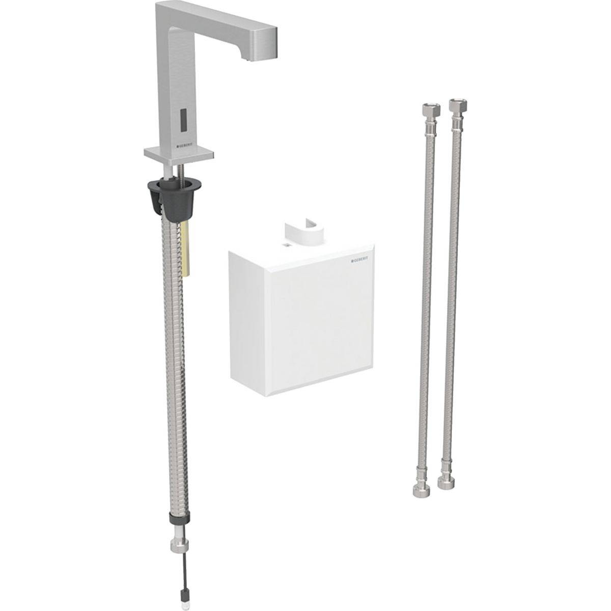 Brenta Waschtischarmatur zur Standmontage, Batteriebetrieb, mit AP-Funktionsbox, mit Mischer