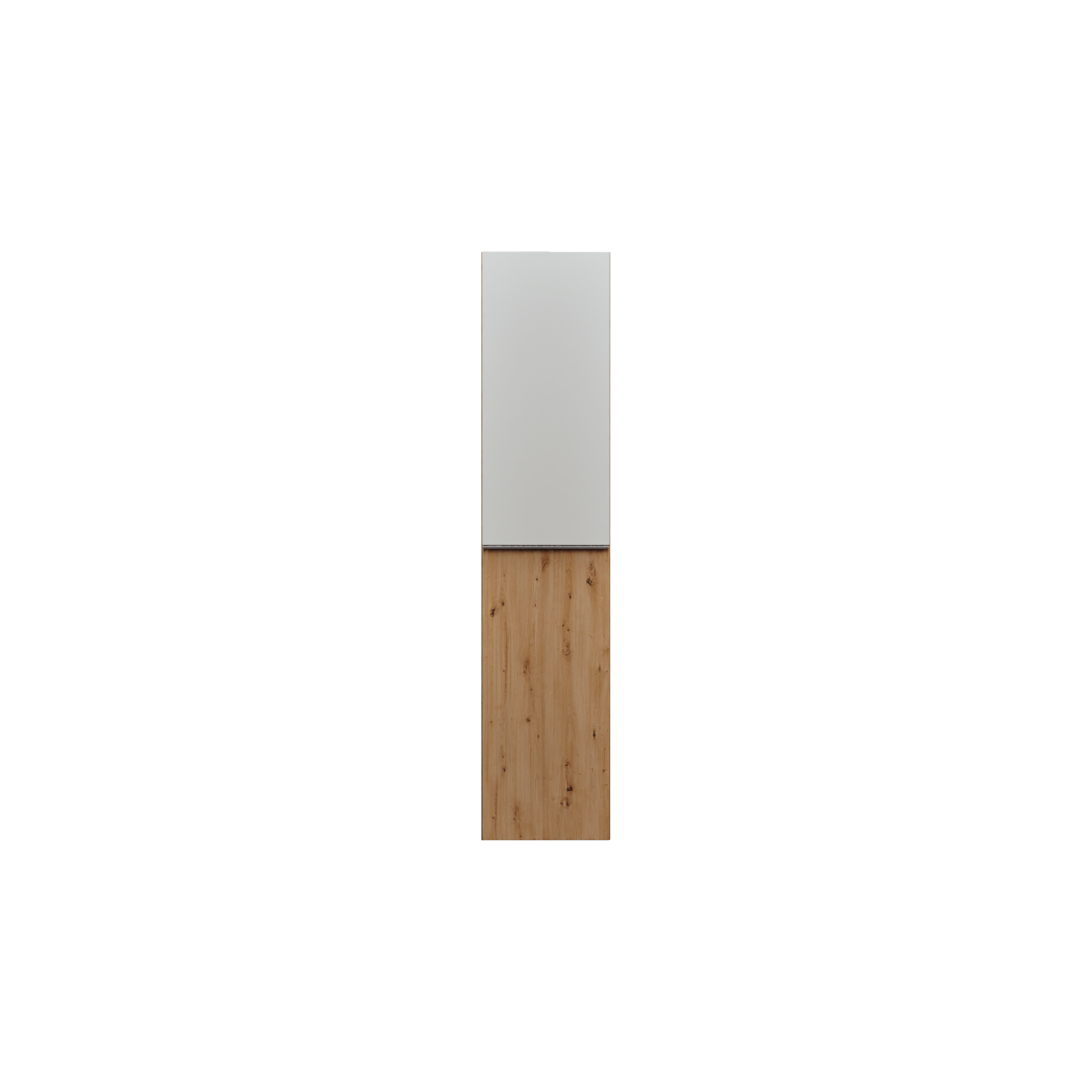 burgbad Fiumo 2.0 Hochschrank Eiche Dekor Urban, Griff Chrom G0146