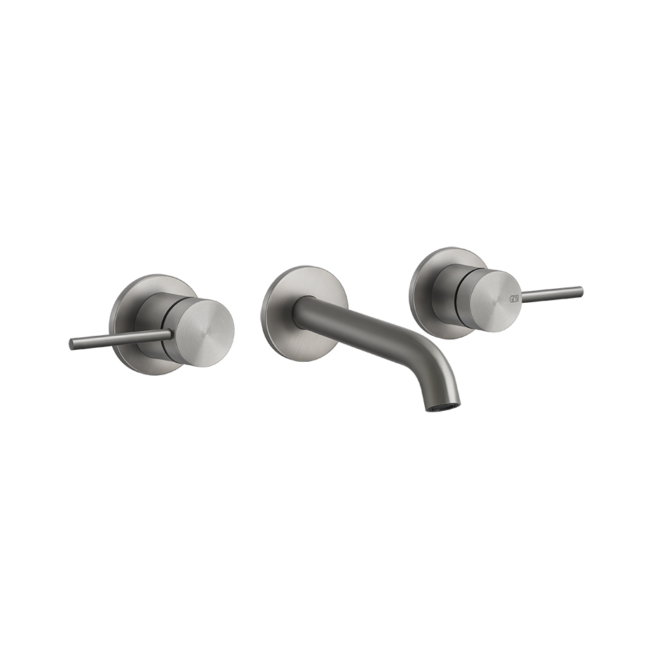 Gessi 316 Flessa 2-Griff-Waschtisch-Wand-Armatur 146-116mm
