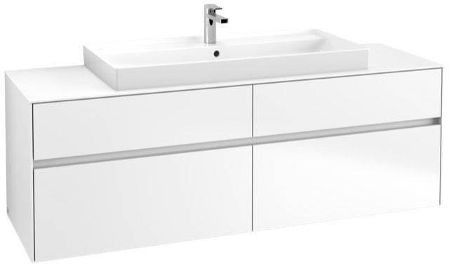 Villeroy & Boch Collaro Waschtischunterschrank 1600 x 548 x 500mm, mit LED Beleuchtung