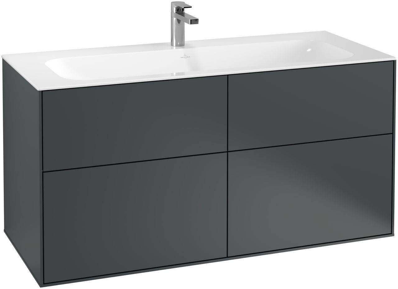 Villeroy & Boch Finion Waschtischunterschrank mit Wandbeleuchtung, 1196 x 591 x 498mm