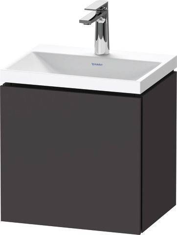 Duravit L-Cube c-shaped Badmöbel-Set 450mm graphit supermatt