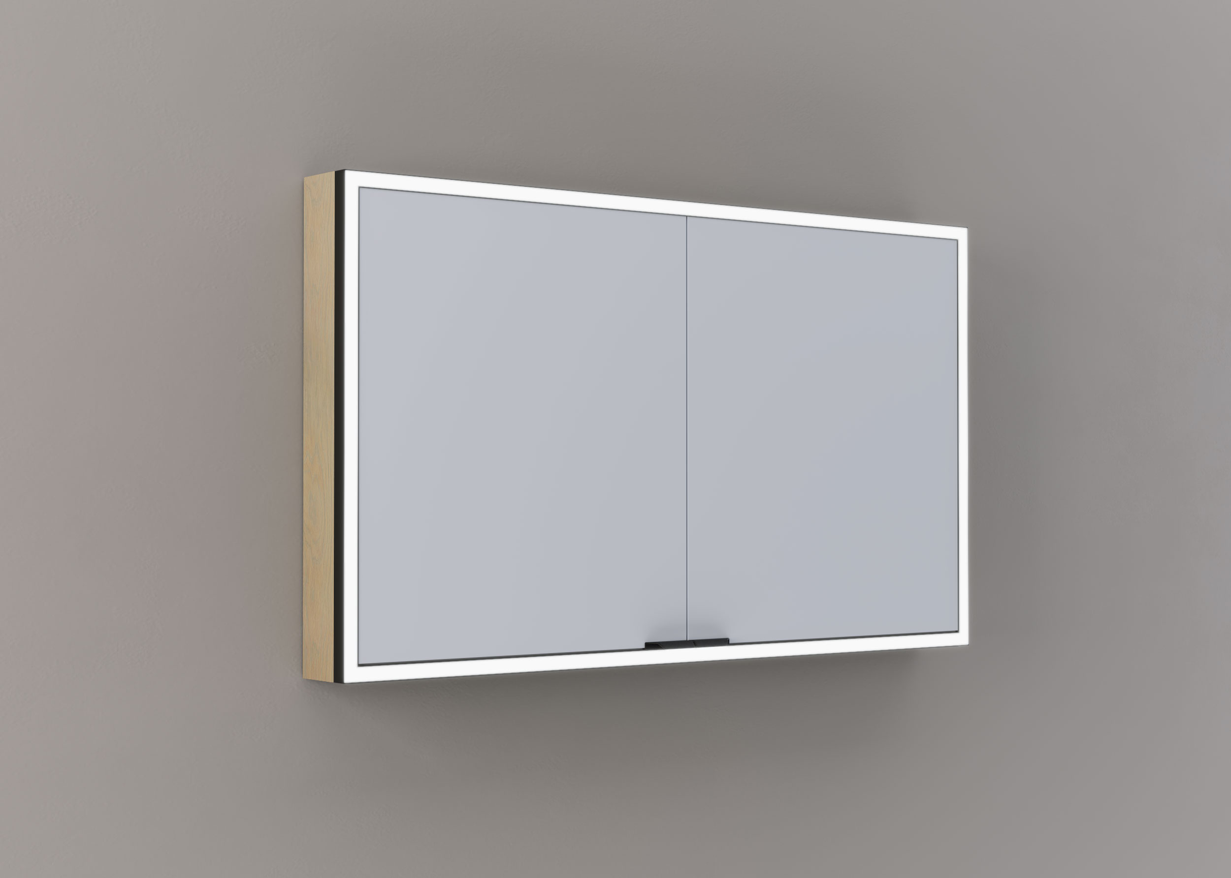 Thebalux Sunny Solana Aufputz-Spiegelschrank 120cm Blanq