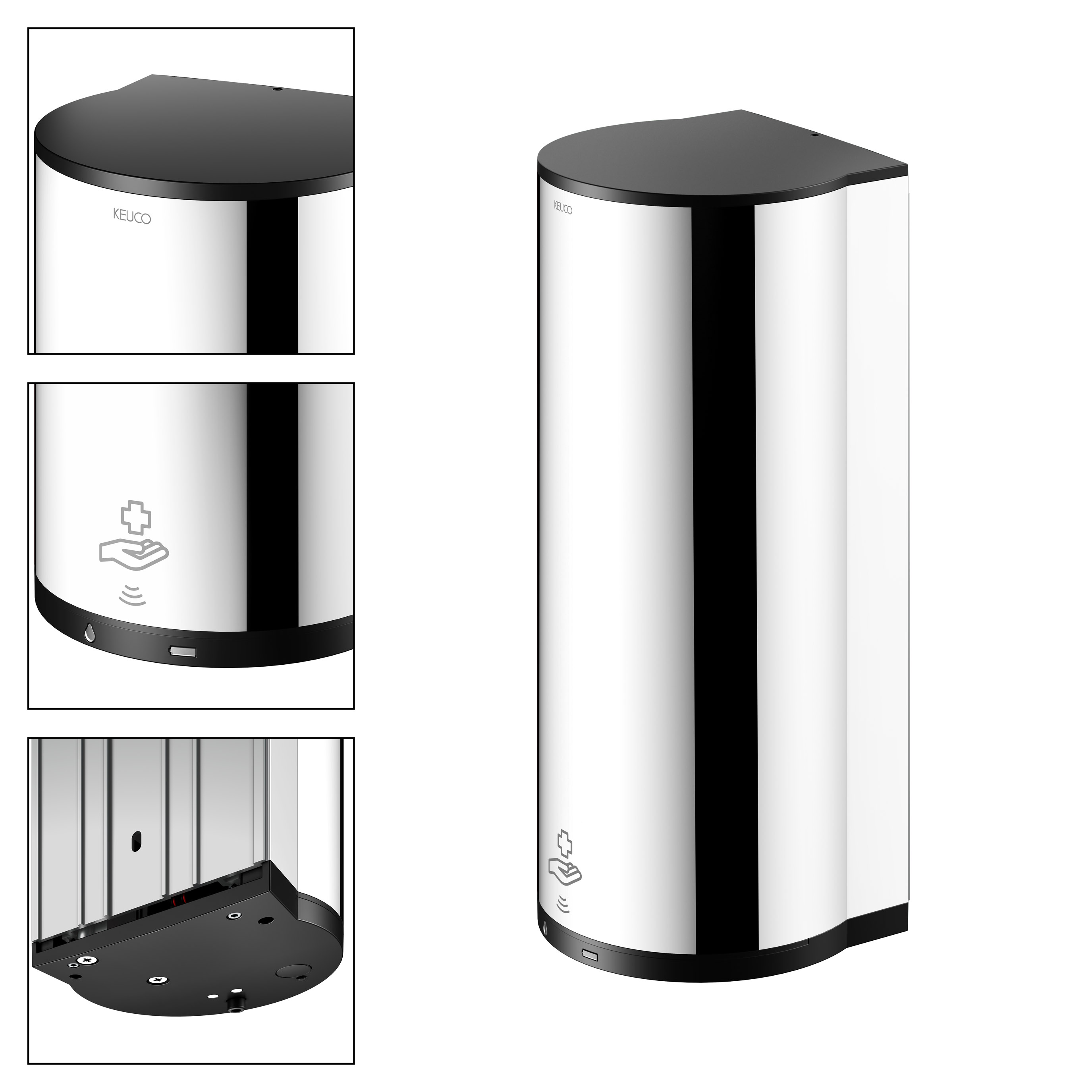 KEUCO PLAN Sensor Desinfektionsmittelspender Wandmodell