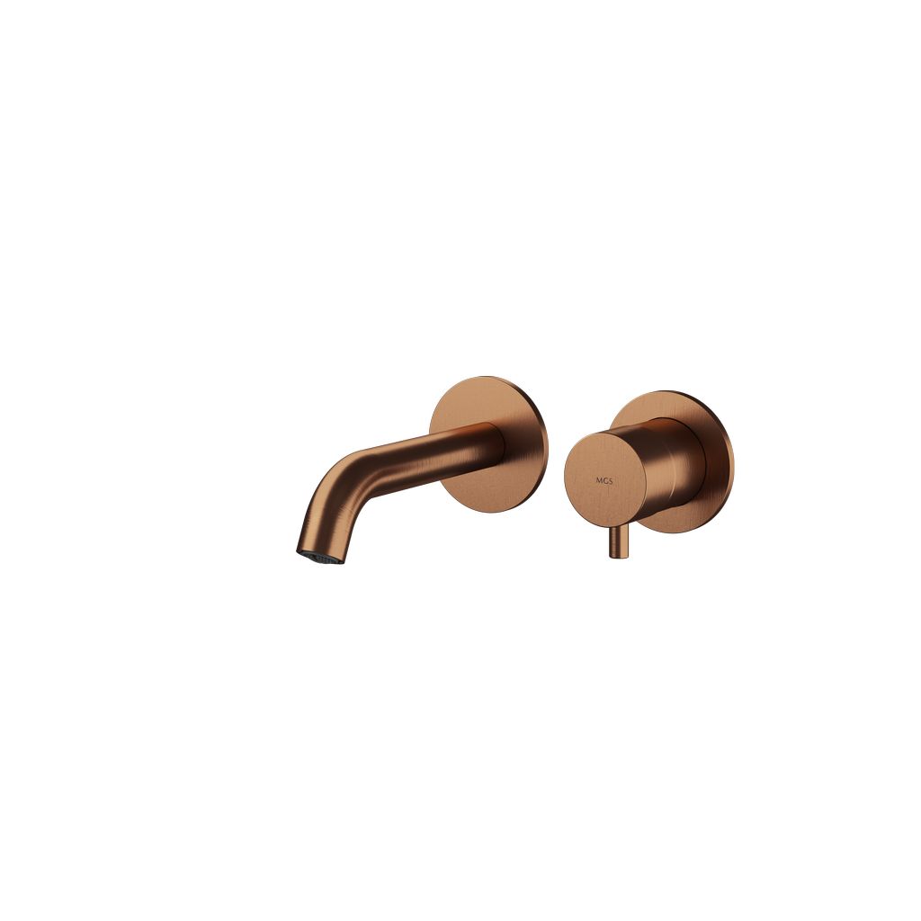 MGS MILANO Minimal MB295 Waschtisch-Wand-Einhebelmischer 130mm