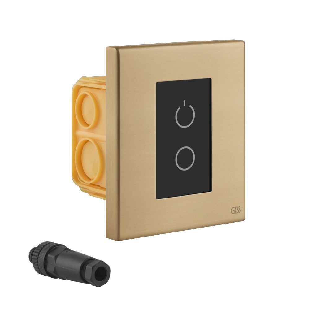 Gessi Farbauswahltaste warm bronze gebürstet PVD