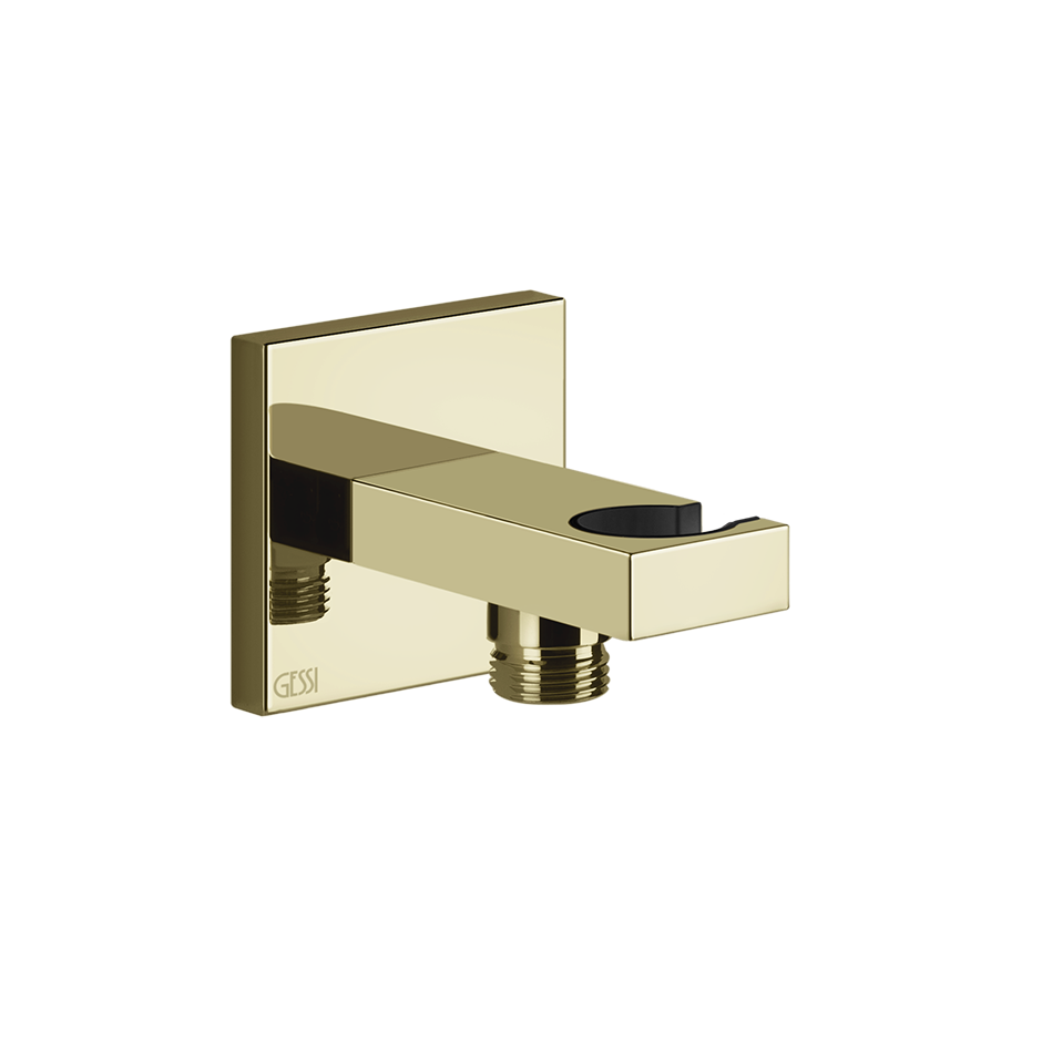 Gessi Rettangolo Wandanschlussbogen mit Brausehalter