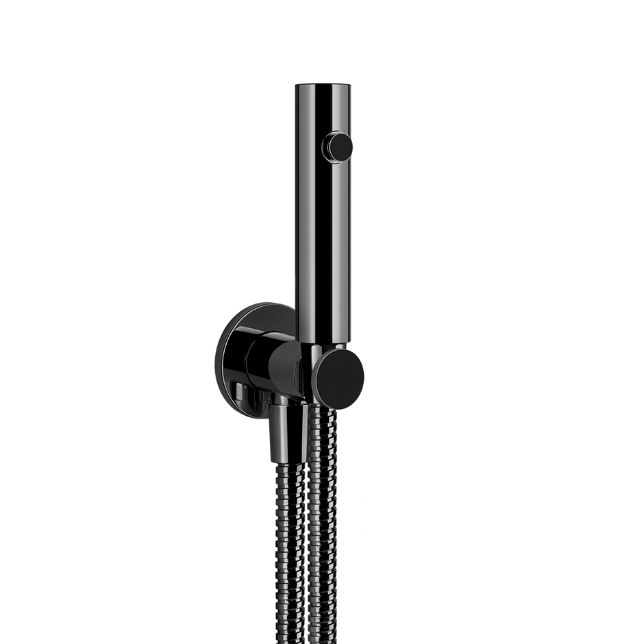 Gessi Anello Hygiene Shut Off Handbrause Metall schwarz
