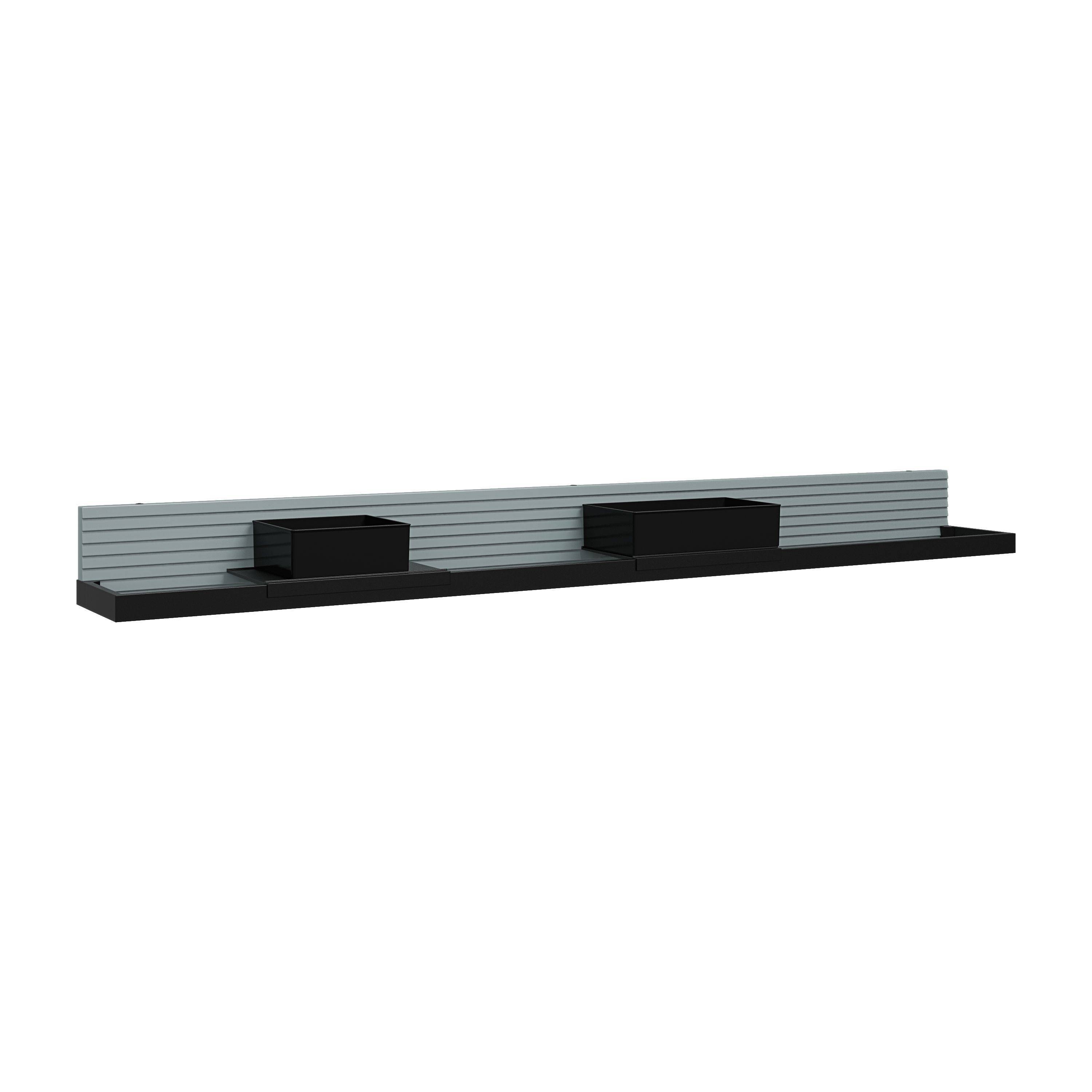 burgbad Fiumo Wandboard 117x1400x150 Graphit Softmatt