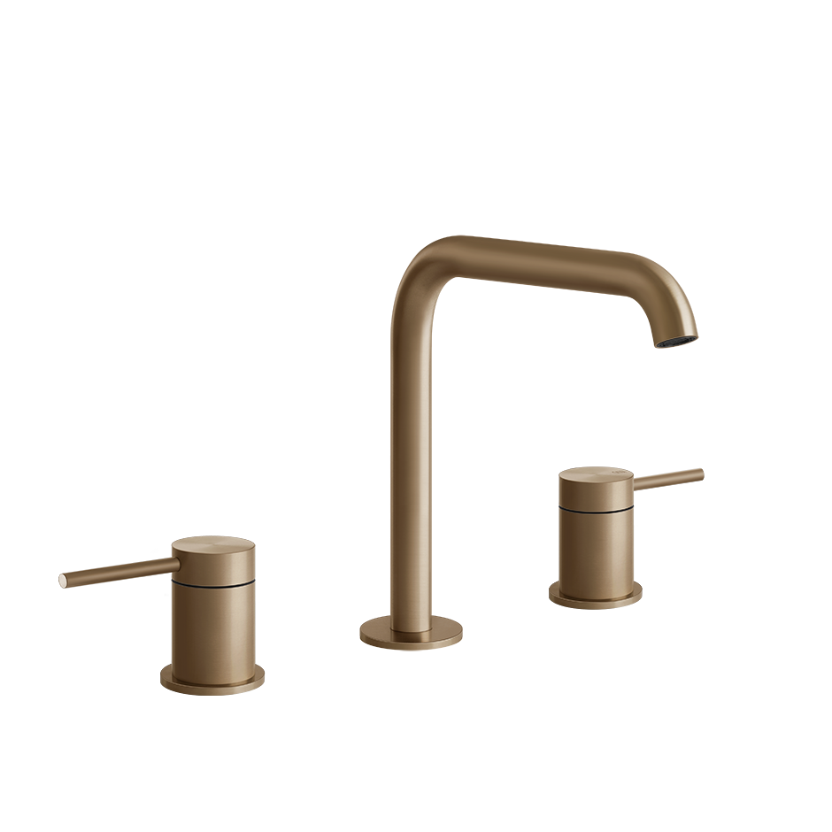 Gessi 316 Flessa 3-Loch-Waschtischarmatur 162mm hoch