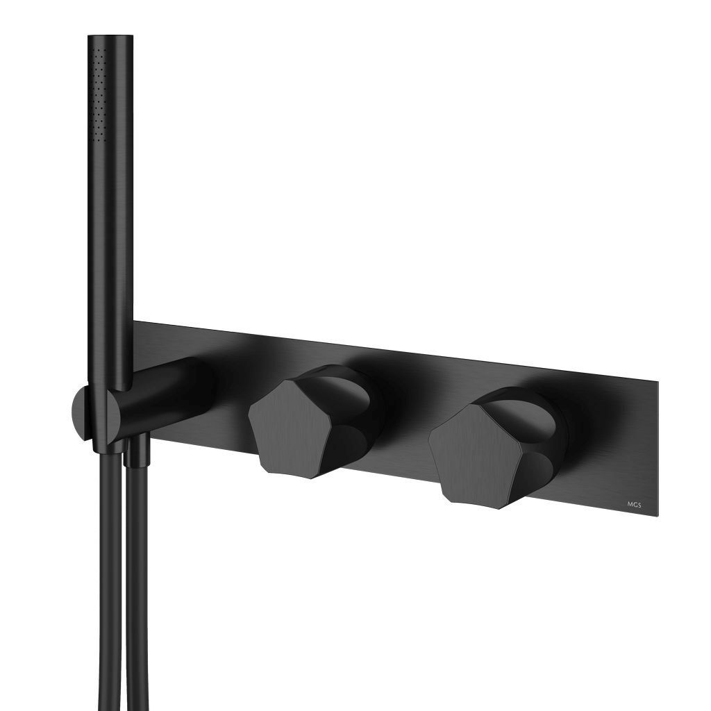 MGS MILANO Penta PE456 Thermostat-Brausegarnitur (Dreiwege-Mischer)