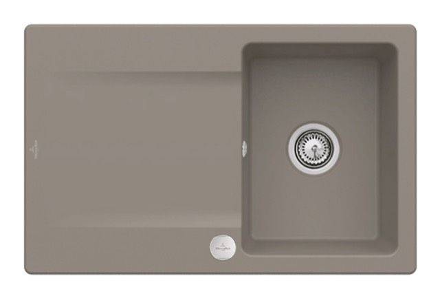 Siluet 45 Küchenspüle, mit Ablaufgarnitur mit Excenterbetätigung, 800 x 510mm