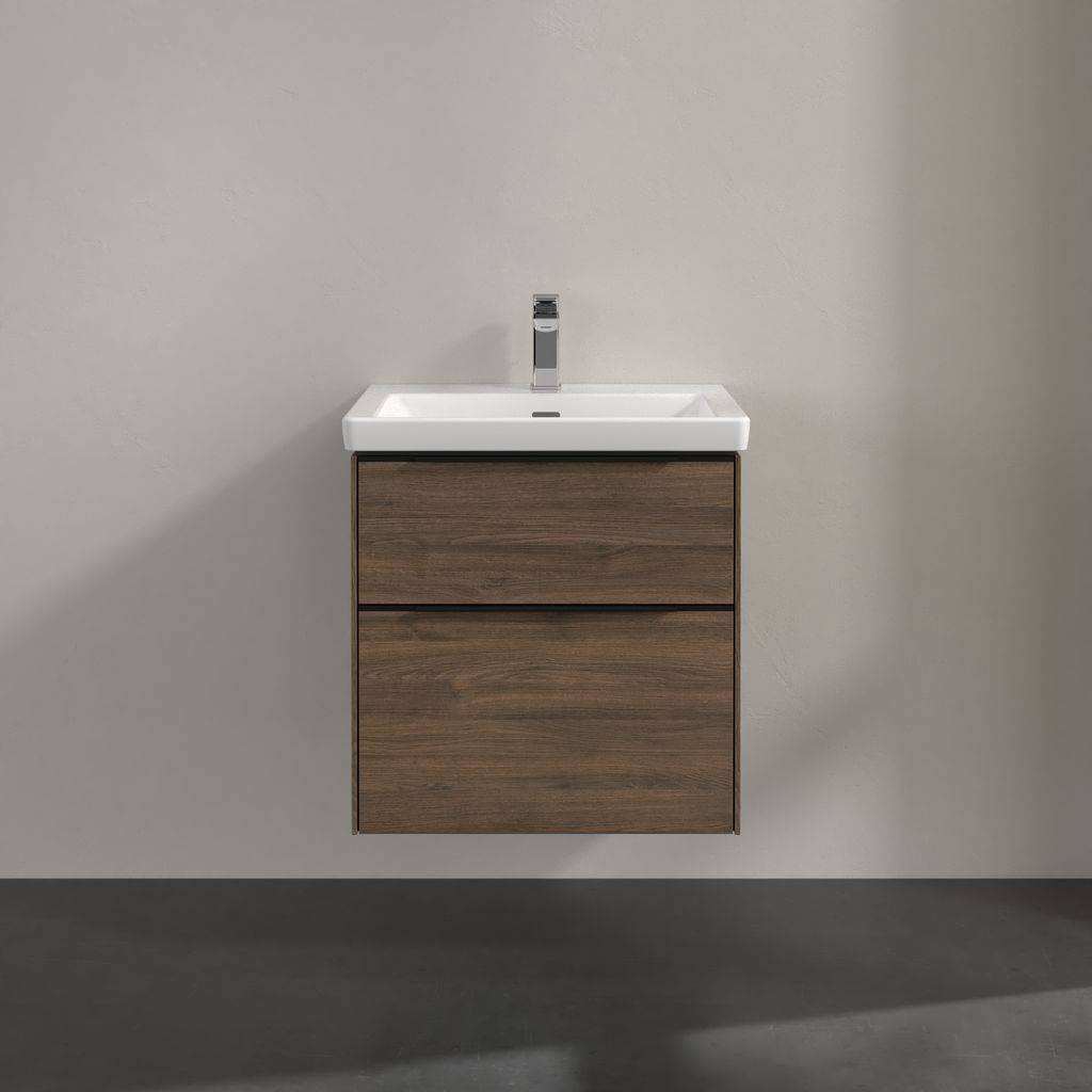 Villeroy & Boch Subway 3.0 Waschtischunterschrank 572 x 576 x 478mm, mit LED Beleuchtung