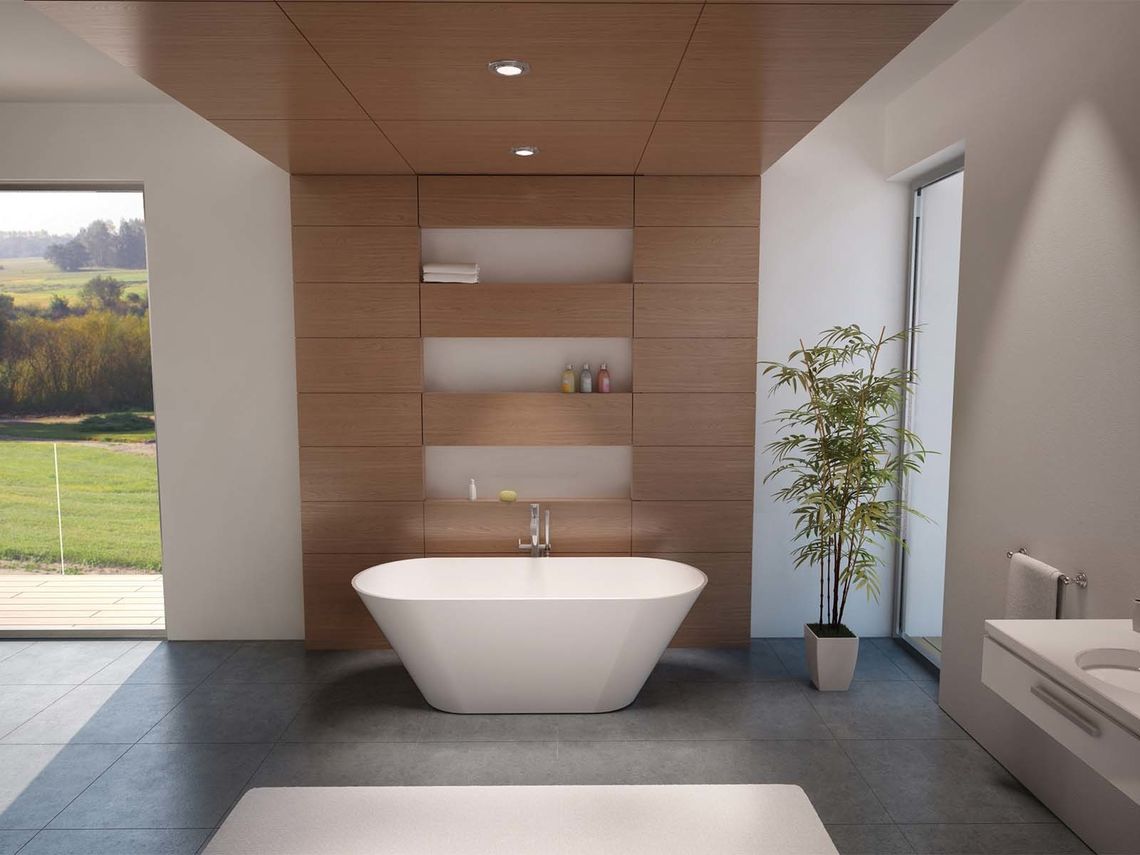 Barcelona 170 freistehende Badewanne