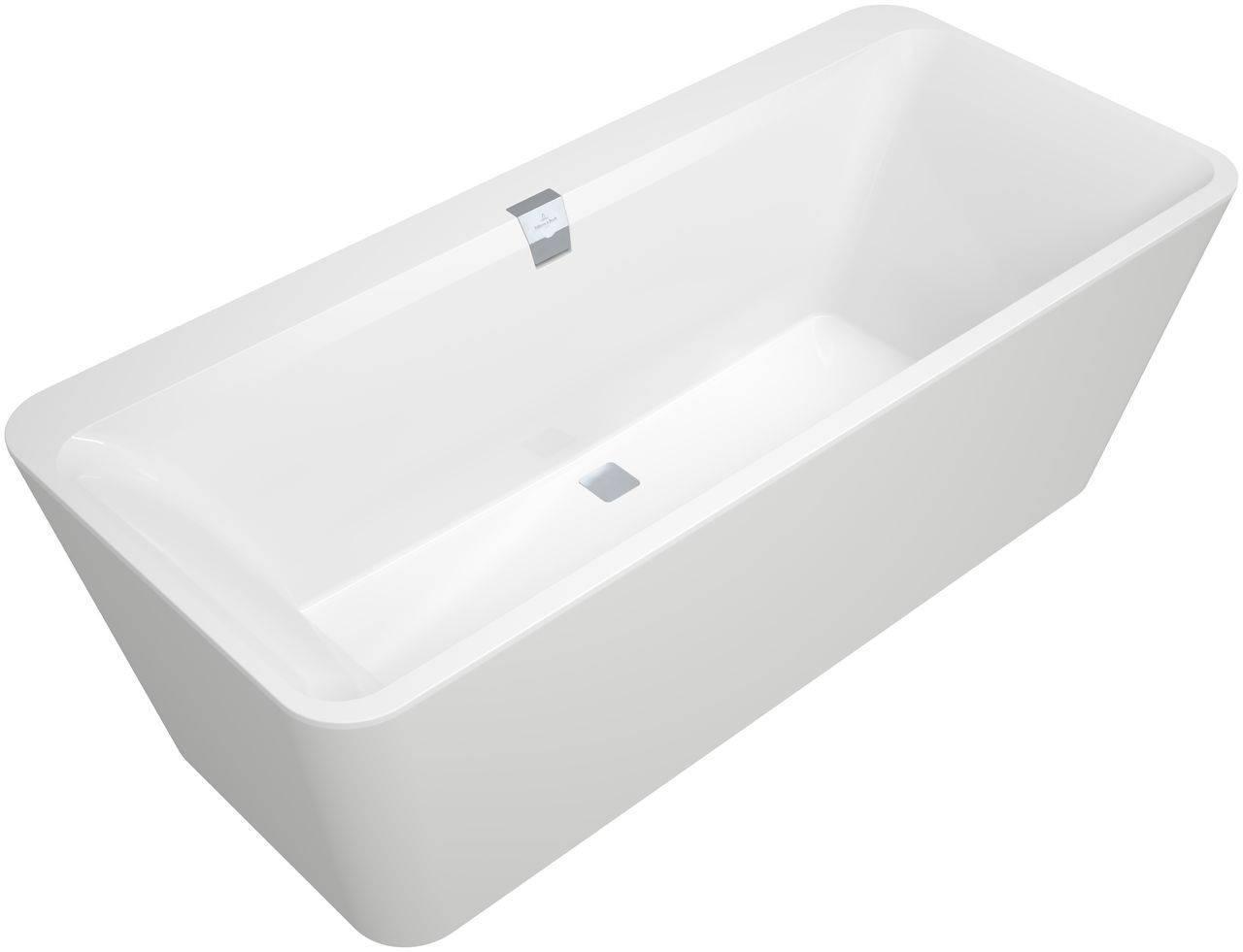 Squaro Edge 12 Duo freistehende Badewanne Schürze Graphit Noir