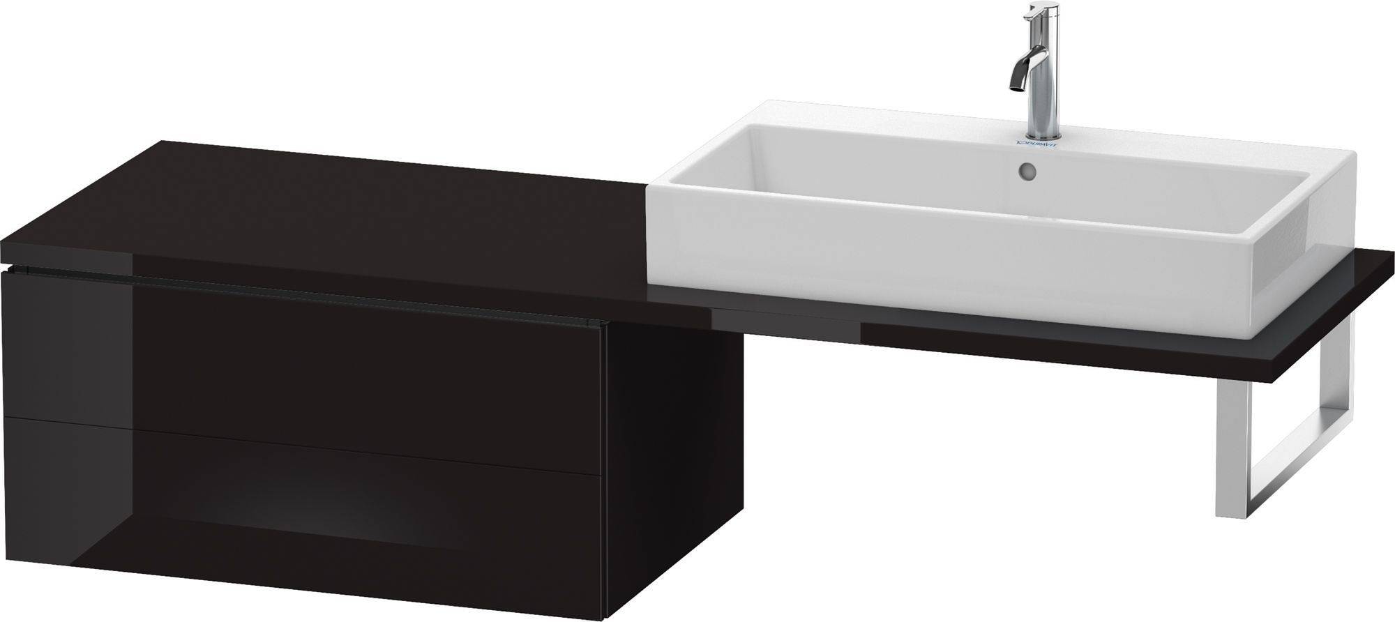 Duravit L-cube Unterbau für Konsole LC 5839, 2 Schubkästen, 820 x 547mm