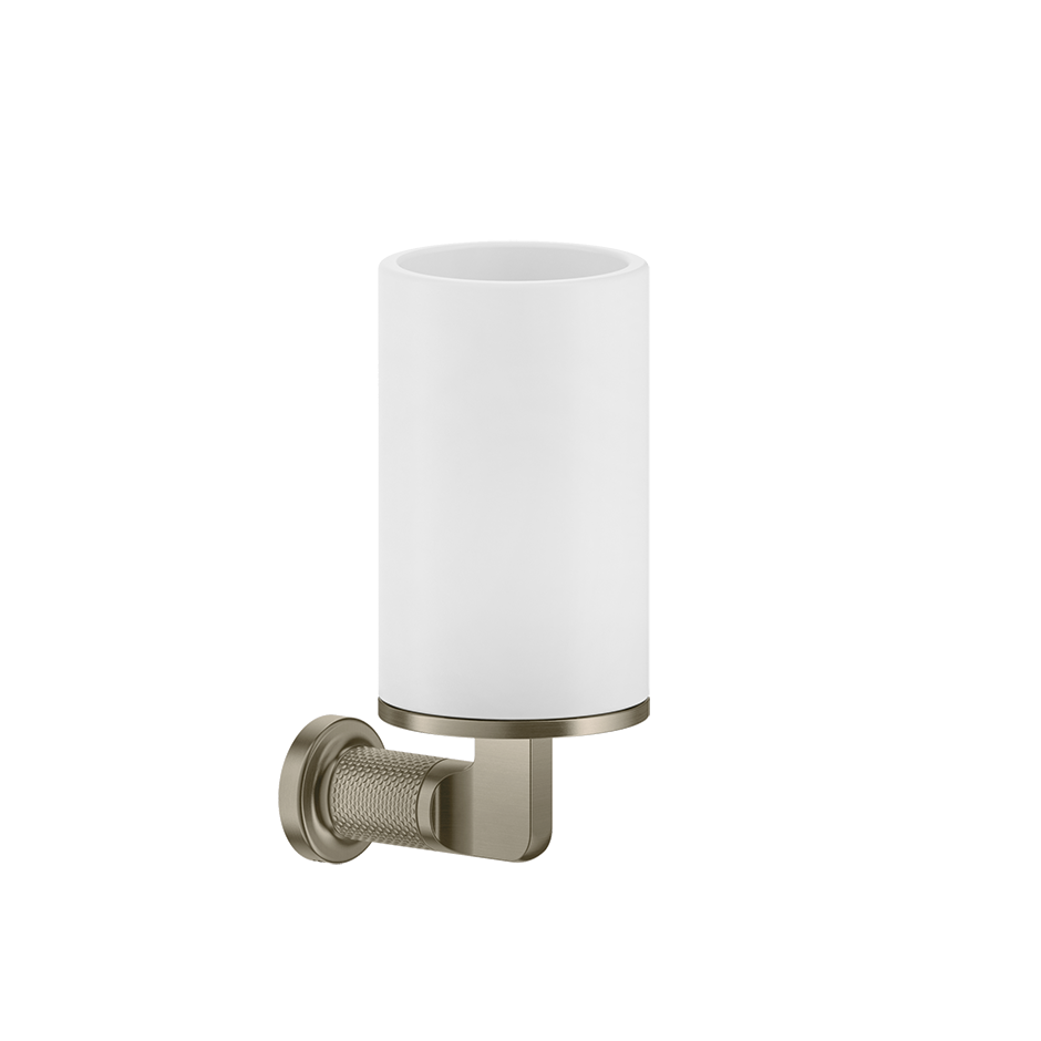 Gessi Inciso Becherhalter Glas hell