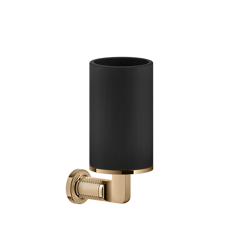 Gessi Inciso Becherhalter Glas dunkel