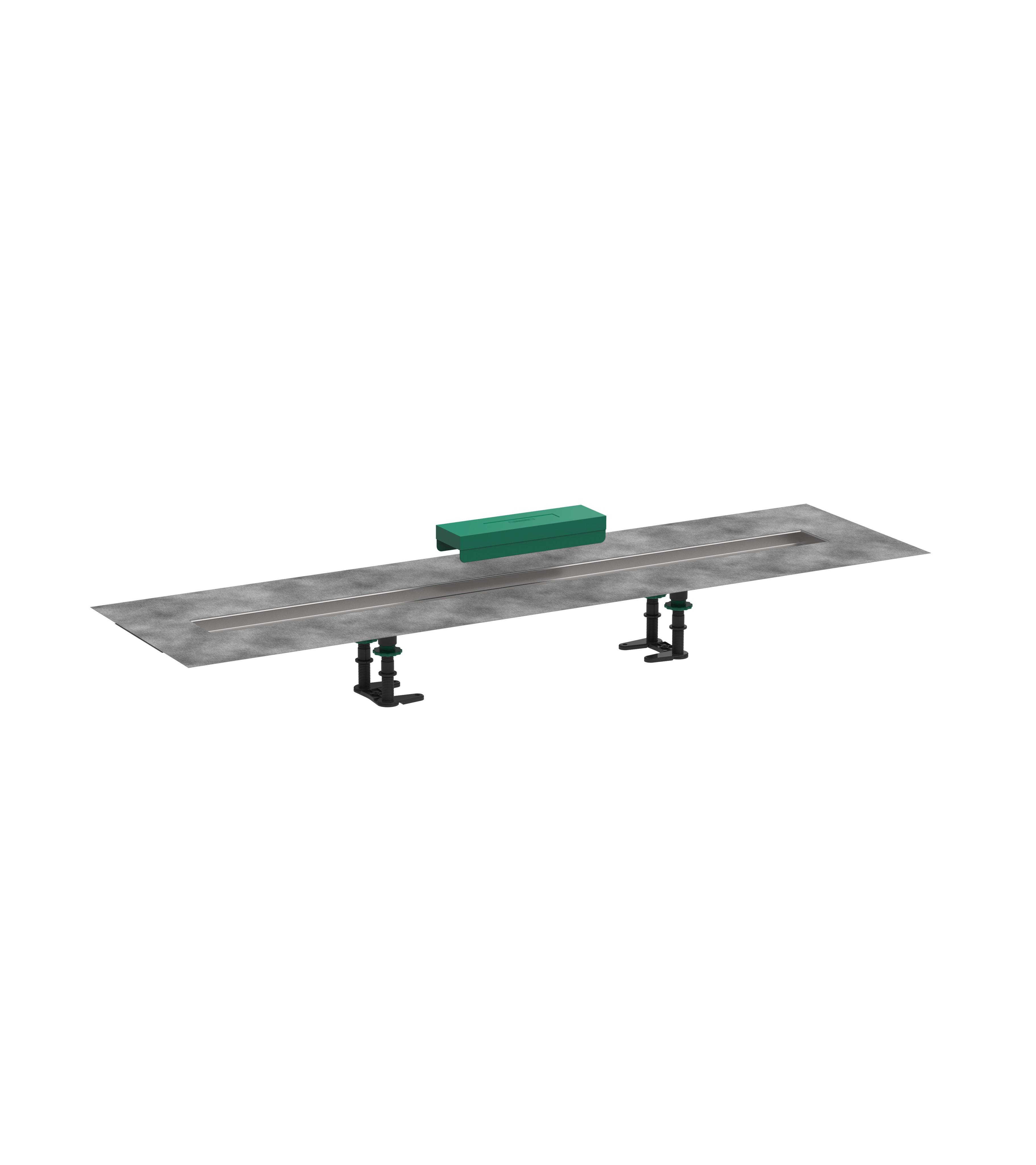 RainDrain uBox universal Installationsset 100cm für Duschrinnen