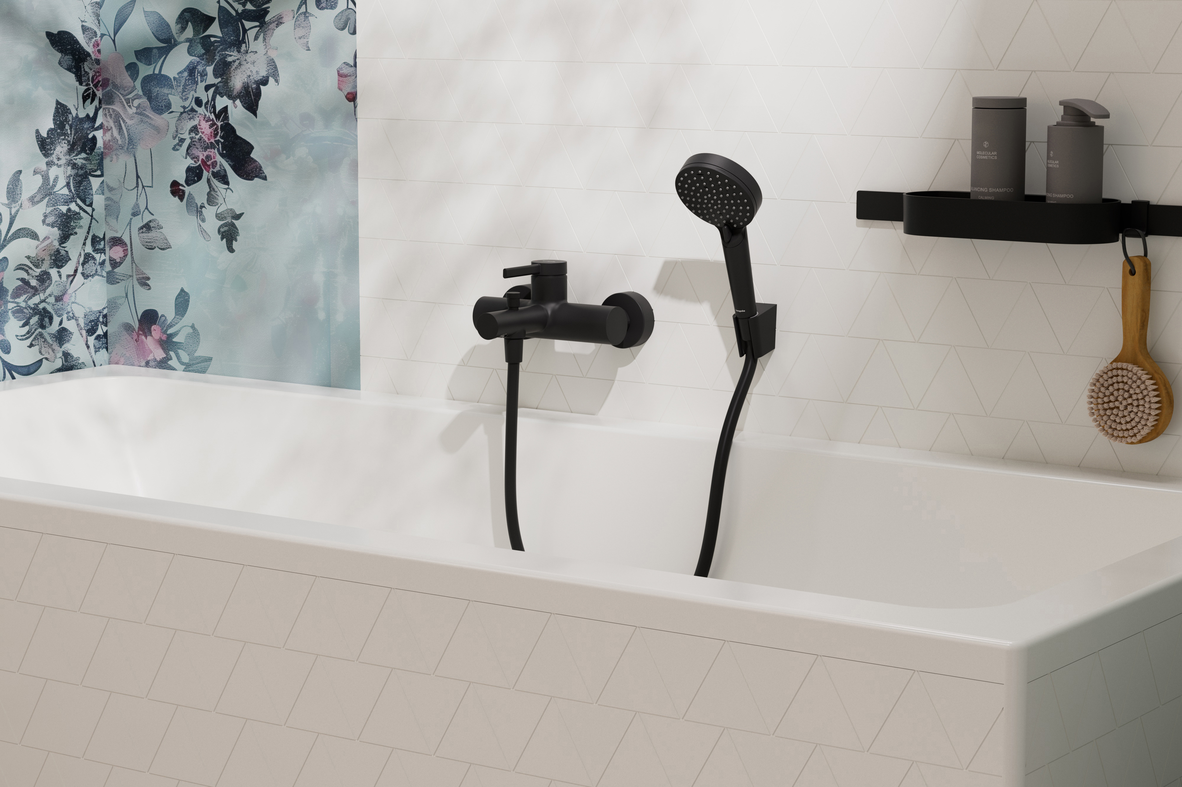 Hansgrohe Zesis S Einhebel-Wannenarmatur Aufputz