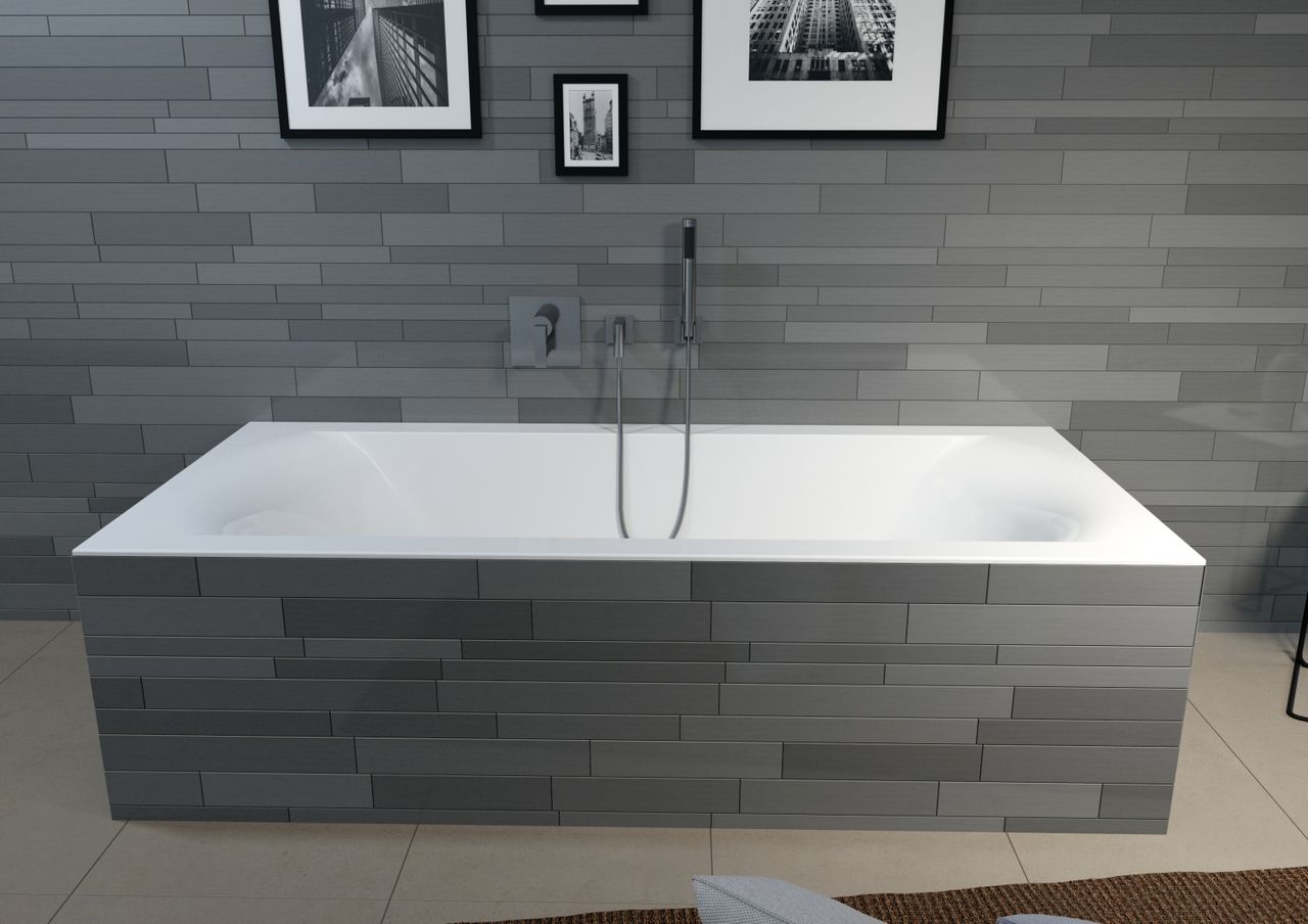 Linares built-in bathtub 170 x 75cm