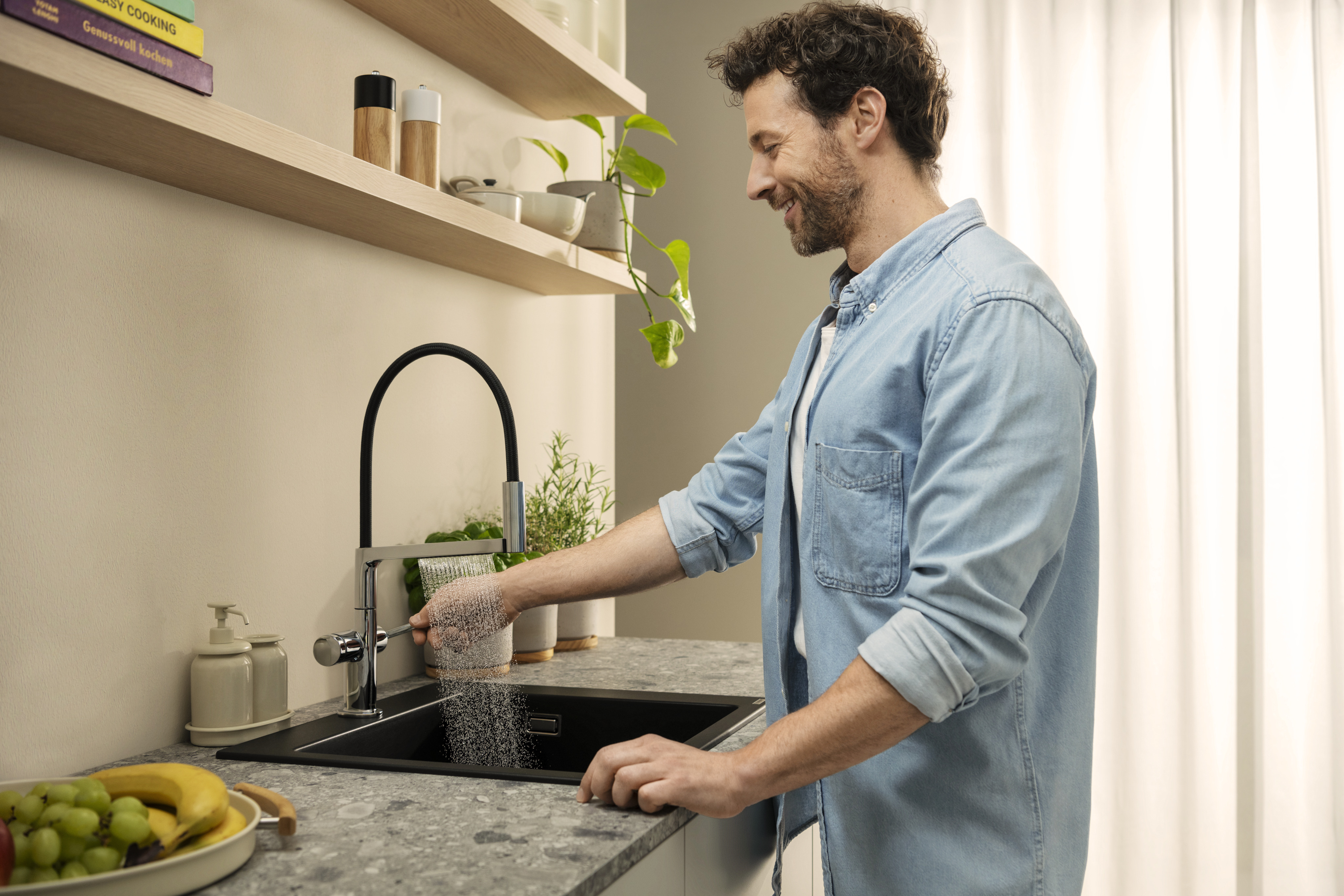 Talis Select M54 PowderSpray Einhebel-Küchenmischer