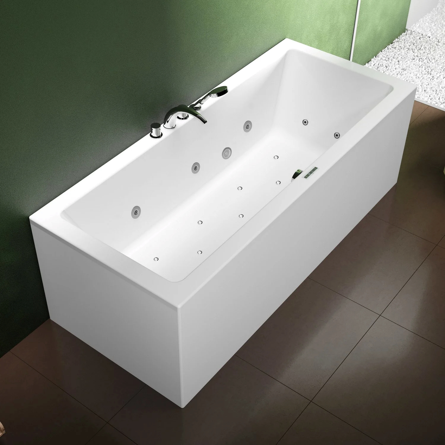 Lusso Easypool 3.1 Whirlwanne 180 x 80cm, Touchbedienung