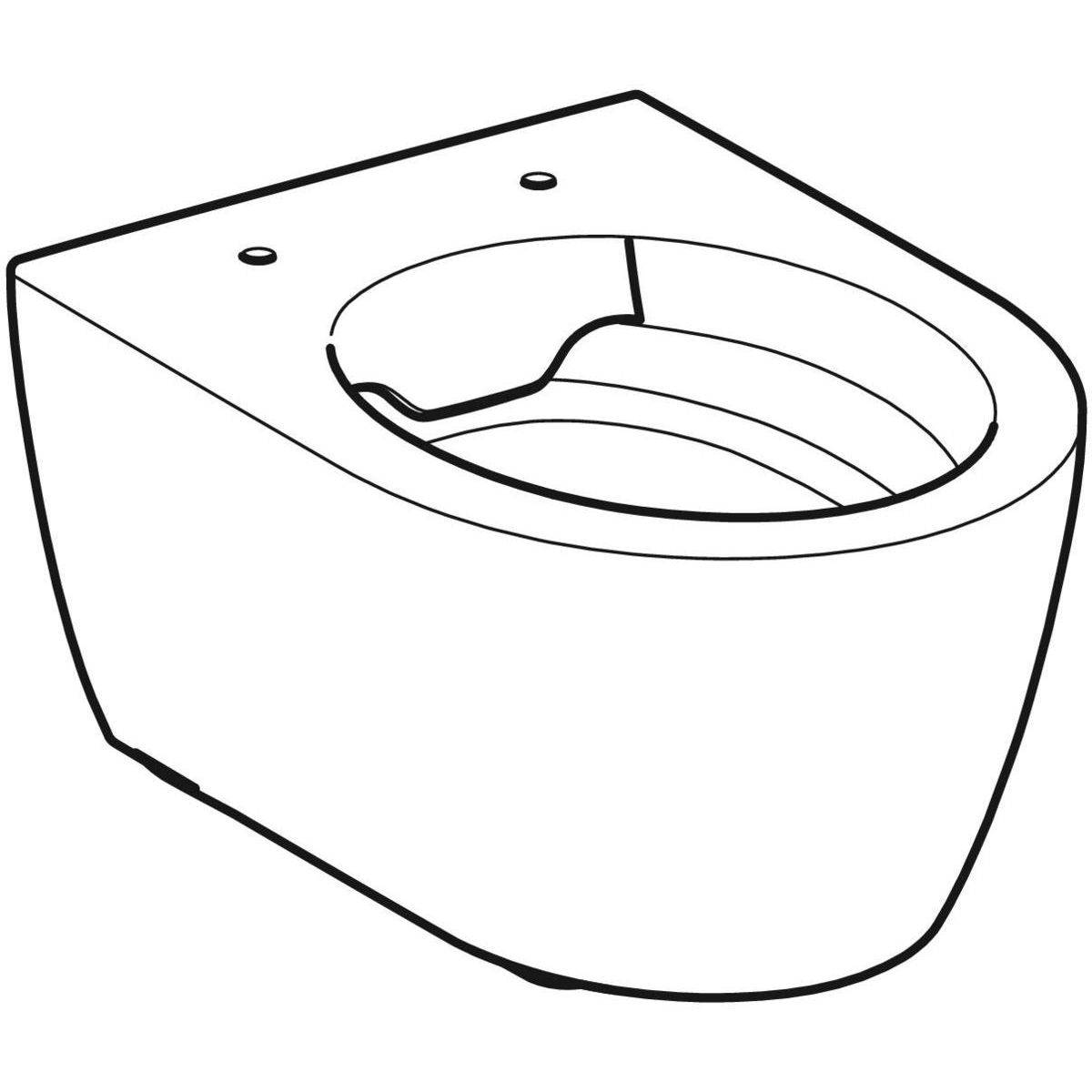iCon Tiefspül-WC, spülrandlos, wandhängend, verkürzte Ausladung