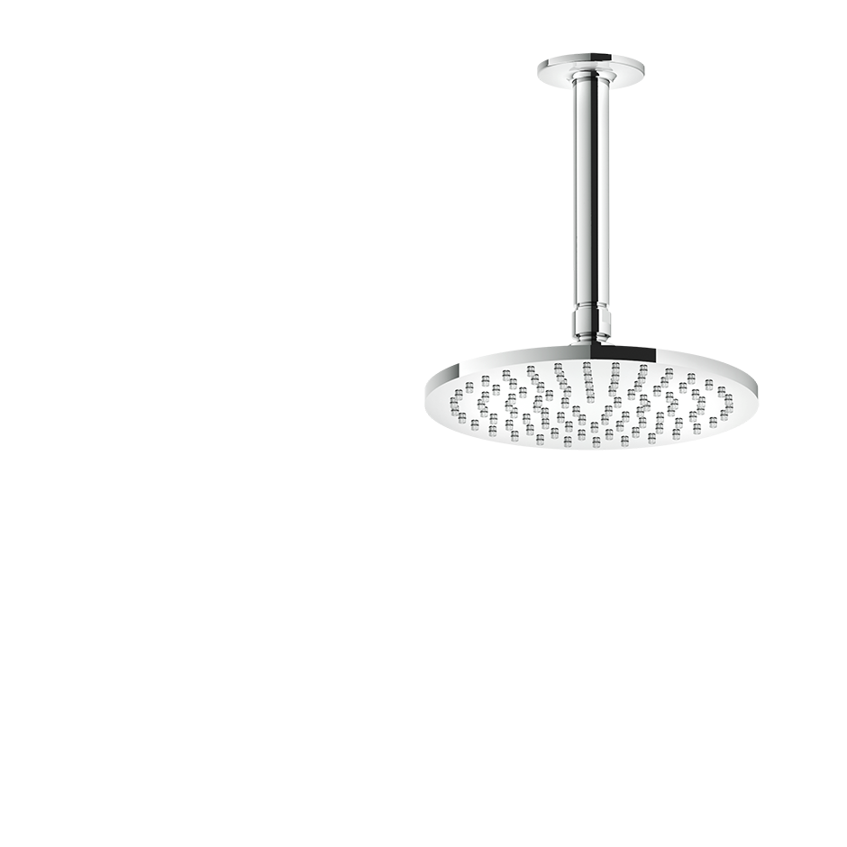 Gessi Inciso Dusche Antikalk-Kopfbrause 200mm für Decken-Montage, Maß auf Wunsch