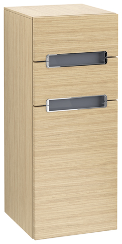 Villeroy & Boch Subway 2.0 Seitenschrank 354x857x370 Glossy Grey