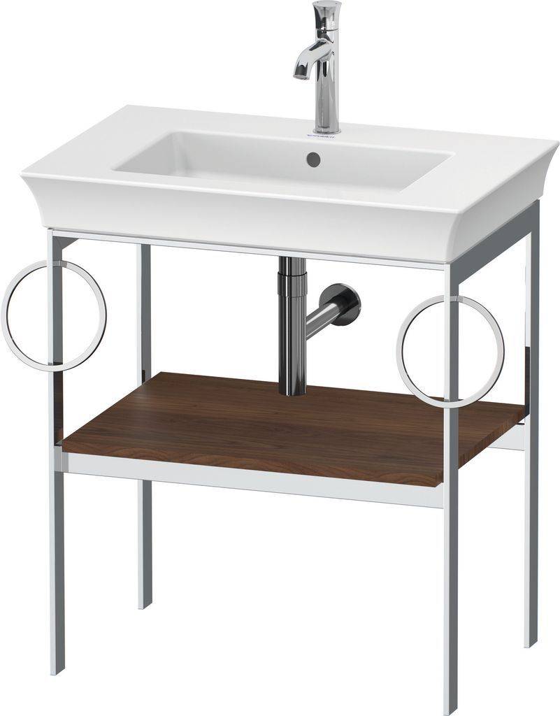 Duravit White Tulip Metallkonsole, bodenstehend, 684 x 450mm