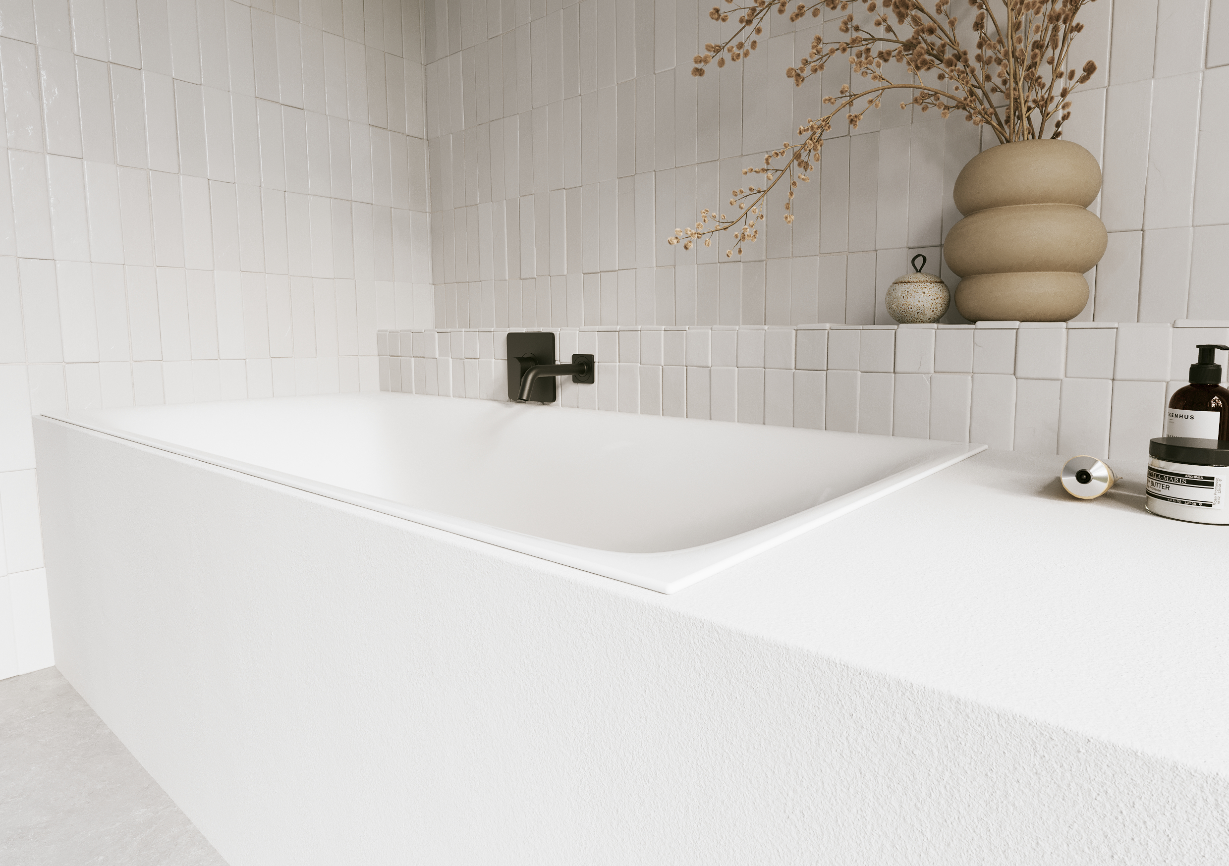 Lux Rechteck-Badewanne