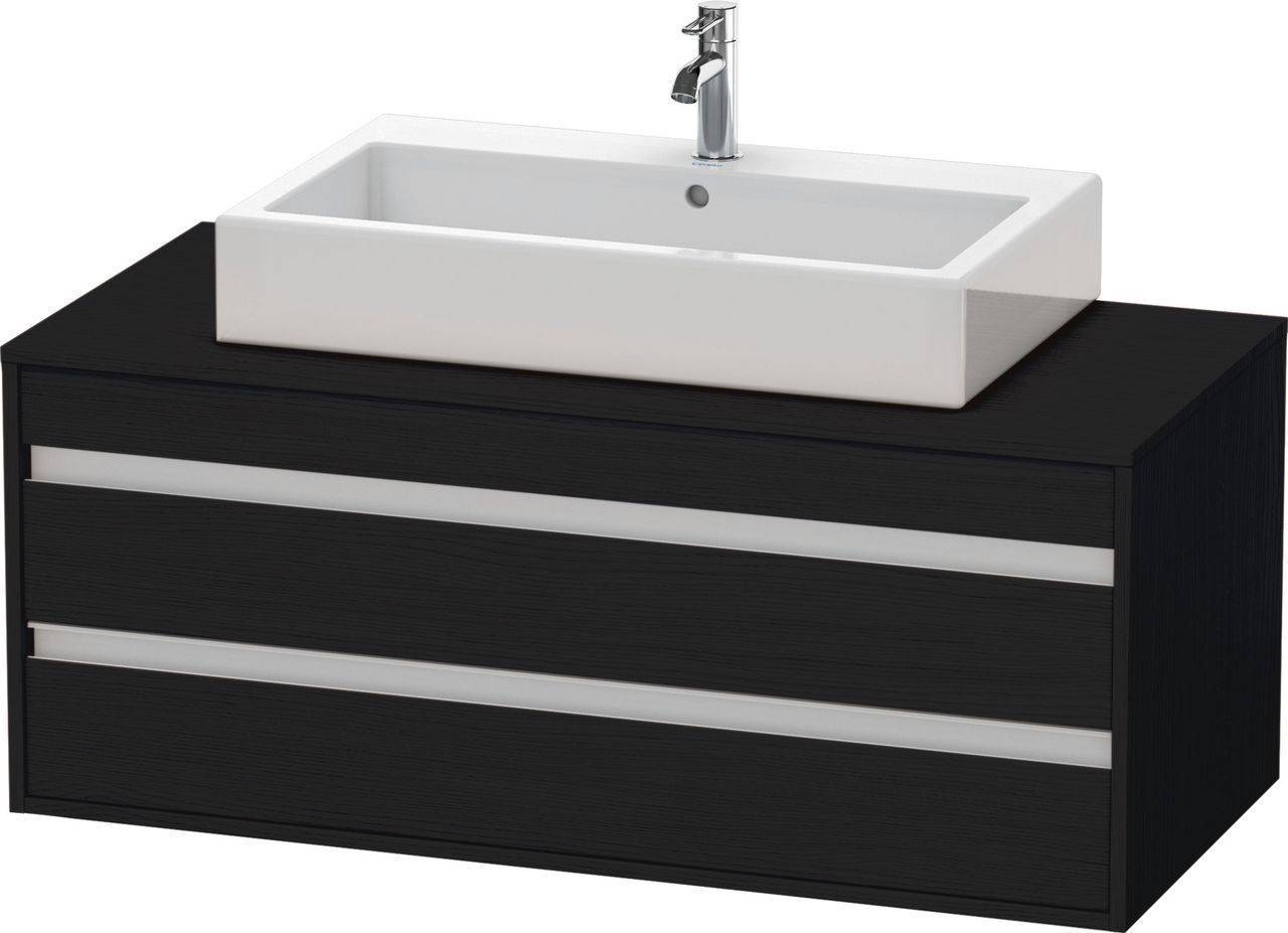 Duravit Ketho Waschtischunterbau wandhängend KT6656 1200 x 550mm, für Aufsatzbecken mittig