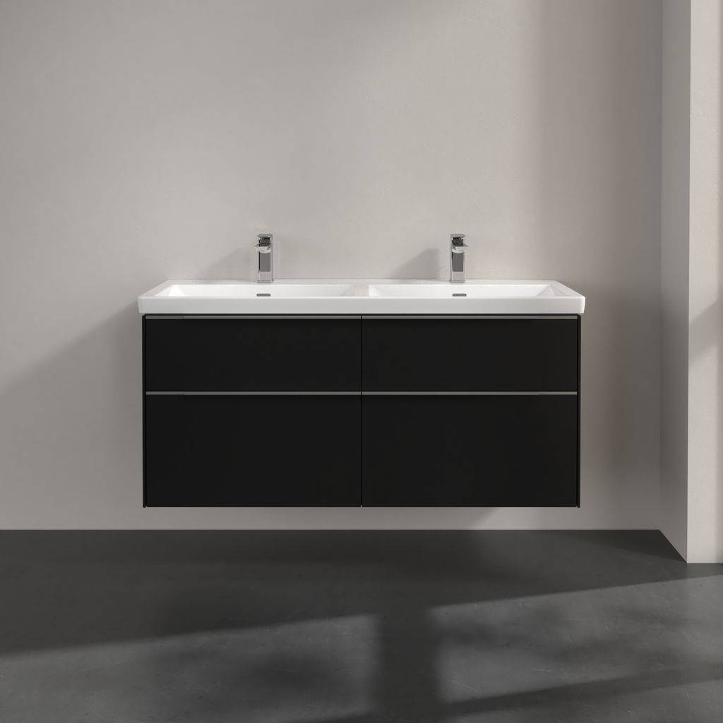 Villeroy & Boch Subway 3.0 Waschtischunterschrank 1272 x 576 x 478mm, mit LED Beleuchtung