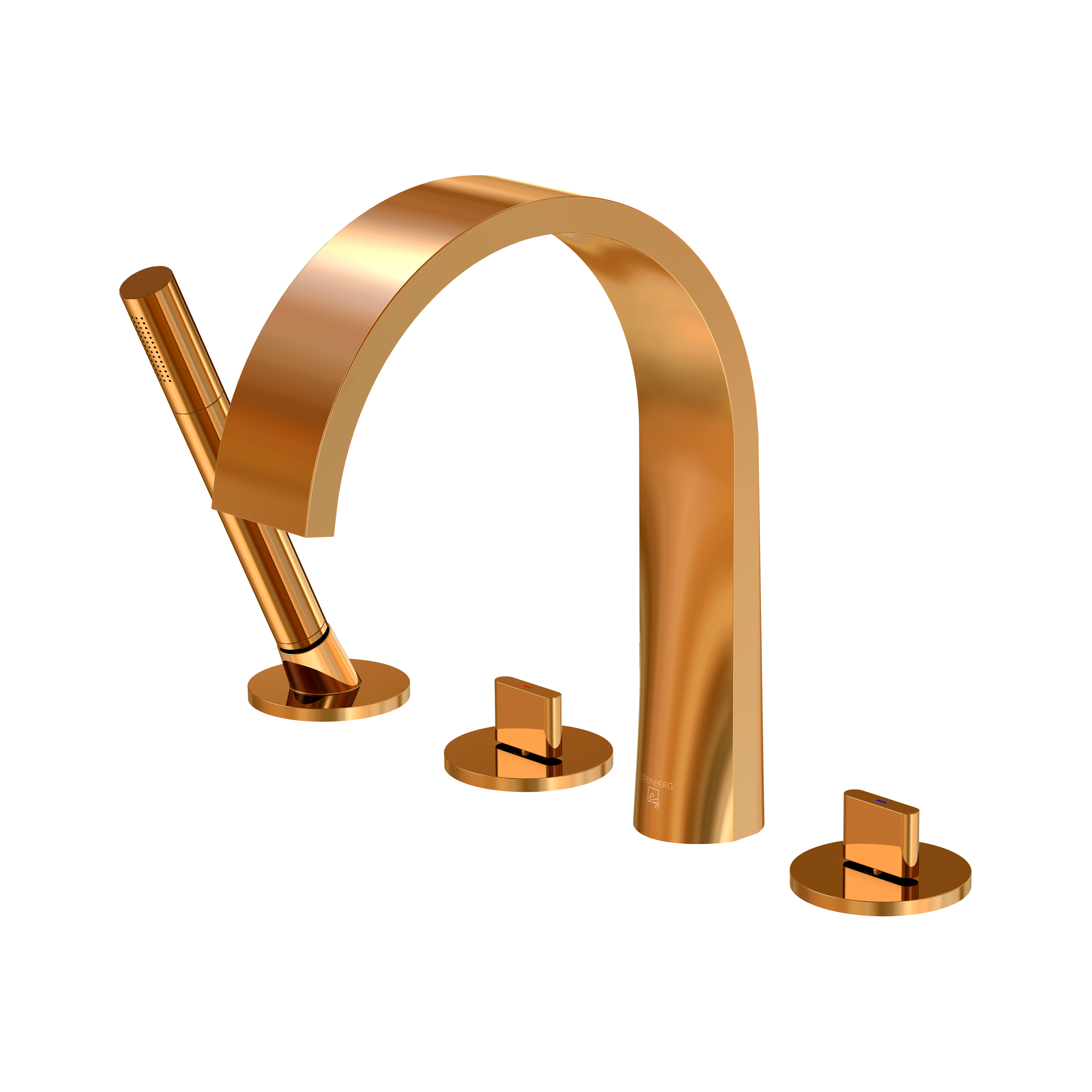Series 280 4-hole bath rim mixer