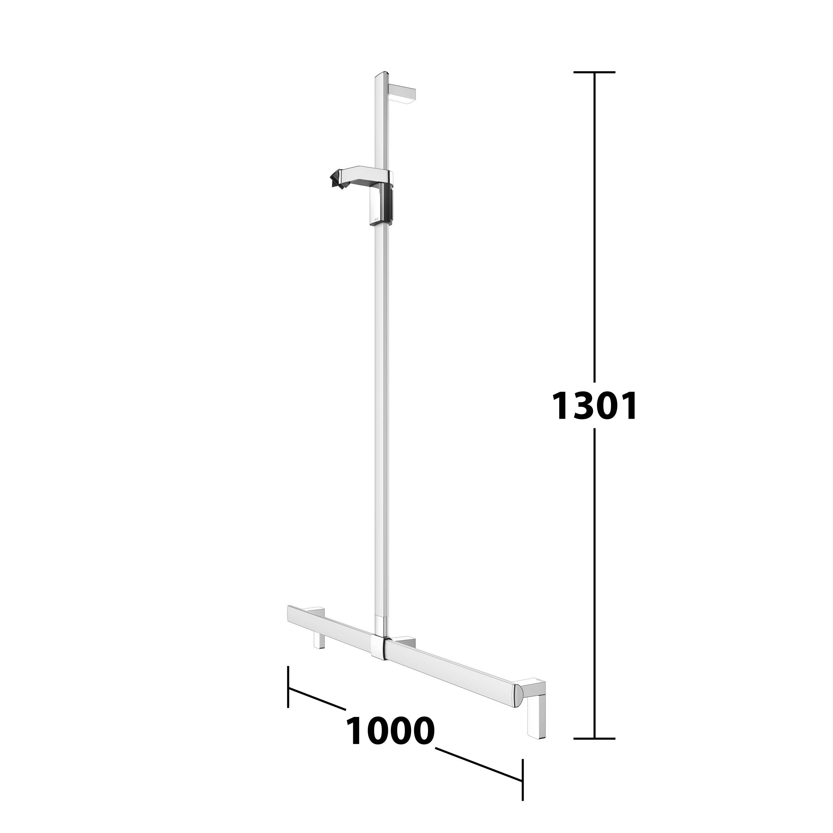 AXESS Duschhandlauf 1000mm mit Brausestange