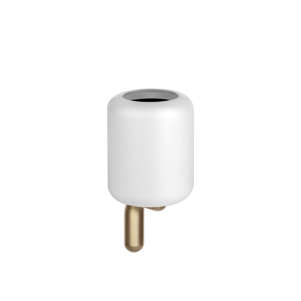 Gessi Goccia Glashalter warm bronze gebürstet PVD