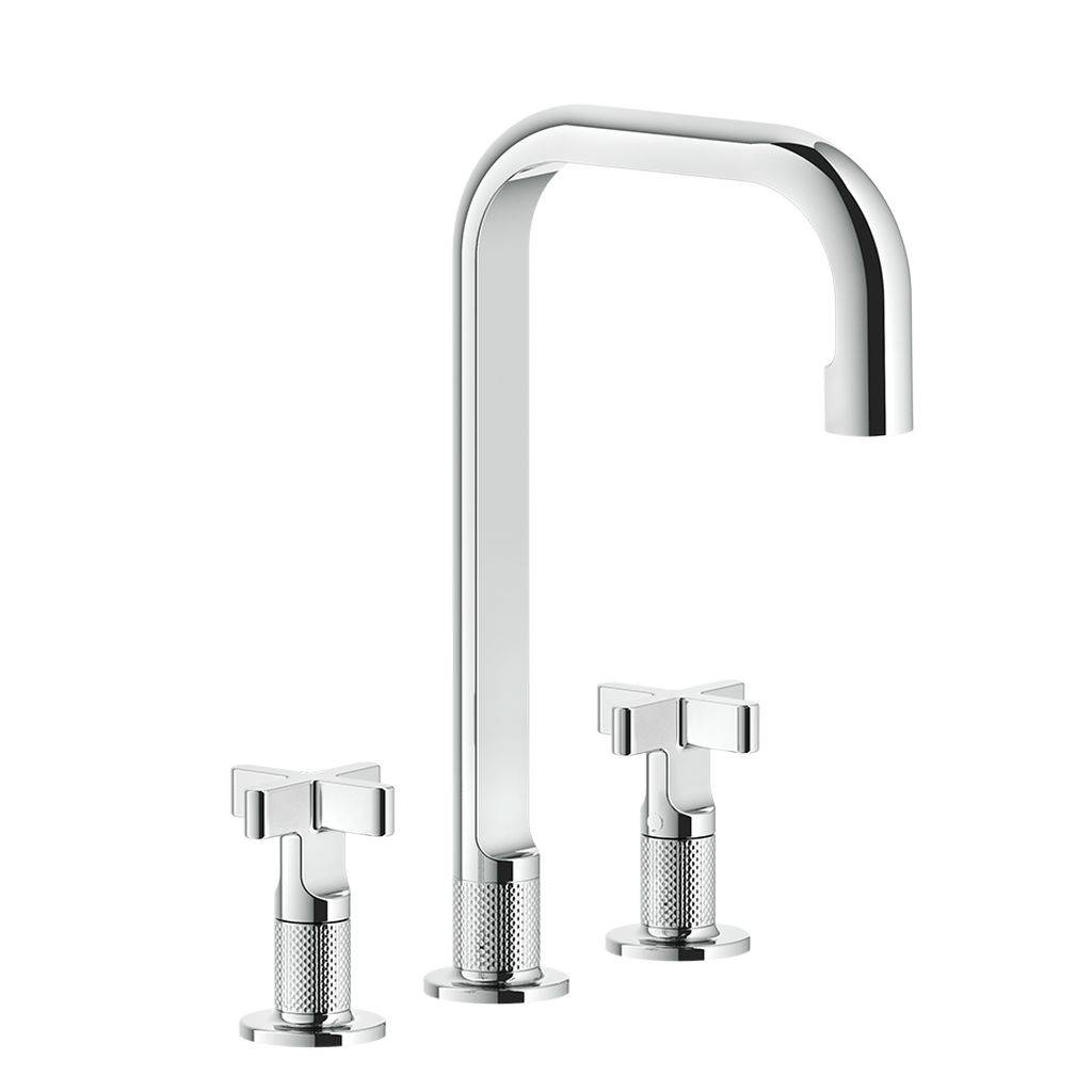 Inciso+ 3-Loch-Waschtischarmatur Ausladung 160mm, 212mm bis zum Auslauf