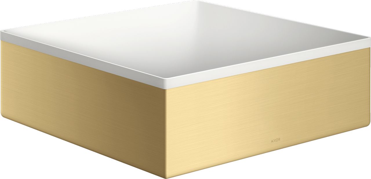 Axor Suite Aufsatzwaschtisch brushed gold optic