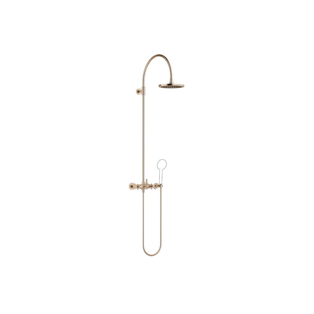 Tara. Showerpipe mit Brausebatterie