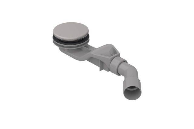 Ablaufgarnitur Solid 30 mit Anti-Rutsch-Pro für glasierten Deckel