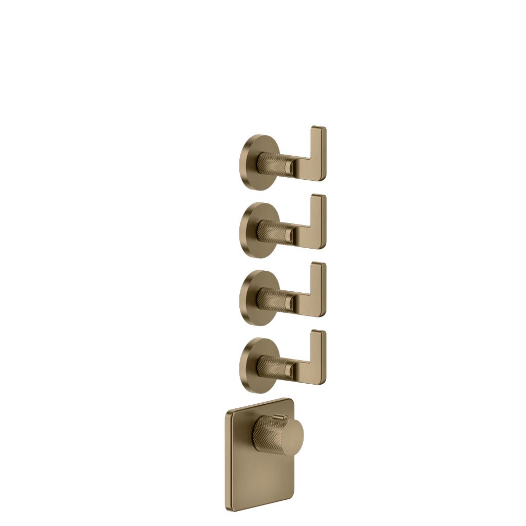 Gessi Inciso Hochleistungs-Thermostat mit 4 separaten Wegen