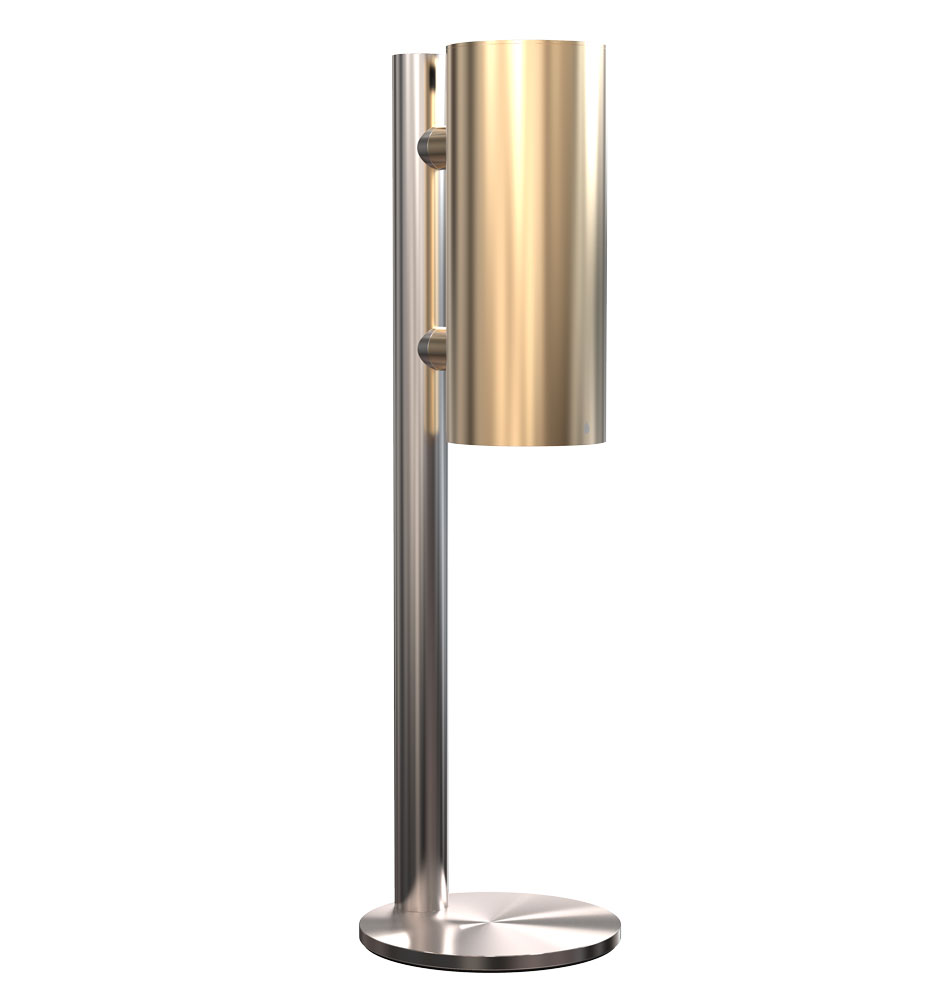 NOVA2 soap & disinfectant dispenser 1978 stainless steel brushed