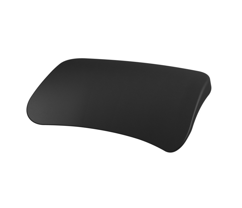 Schwarzes ergonomisches Mauspad mit weicher Handgelenkstütze
