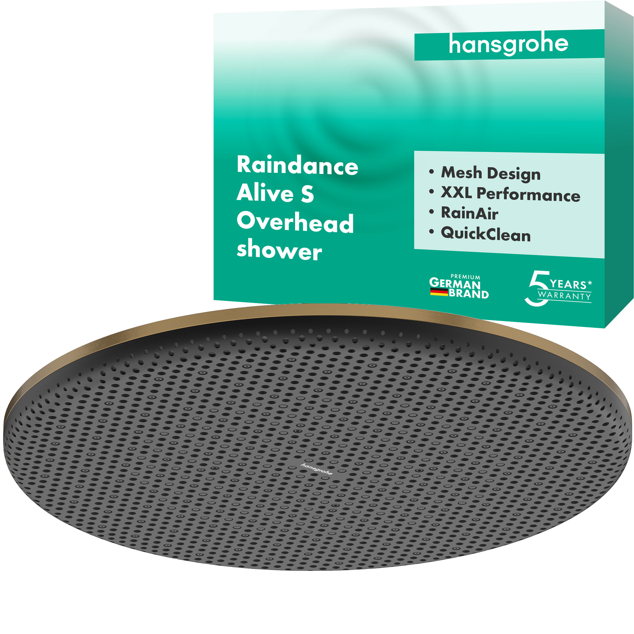 Raindance Alive S shower head 300 1 spray type