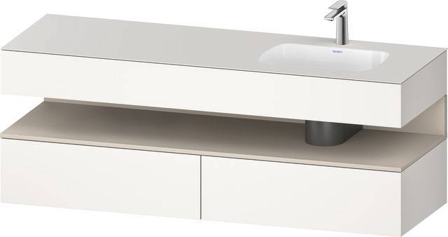 Duravit Collection One Einbauwaschtisch mit Unterbau 1600mm