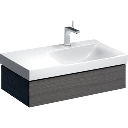 Geberit Xeno² Waschtischunterschrank; mit Siphonausschnitt rechts; 880 x 220 x 462mm