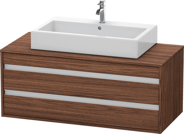 Duravit Ketho Waschtischunterbau wandhängend KT6656 1200 x 550mm, für Aufsatzbecken mittig