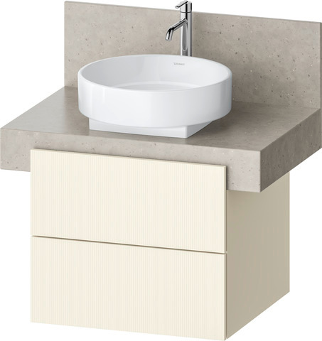 Duravit Balcoon Konsolenwaschtischunterbau Elfenbein